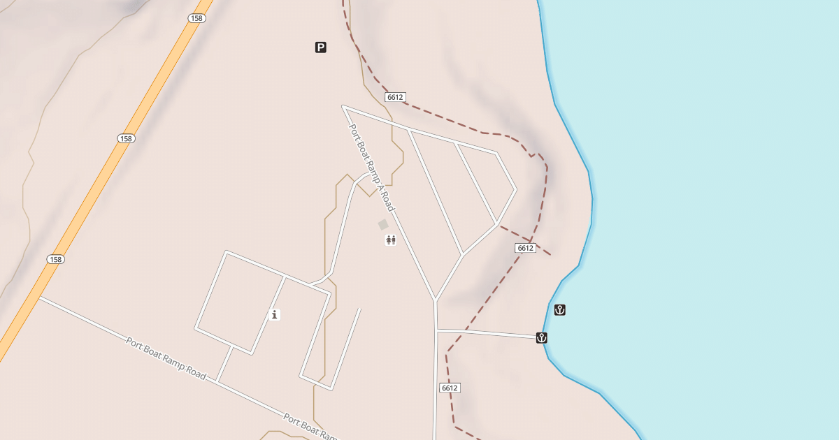 Map preview of PORT BOAT RAMP-A