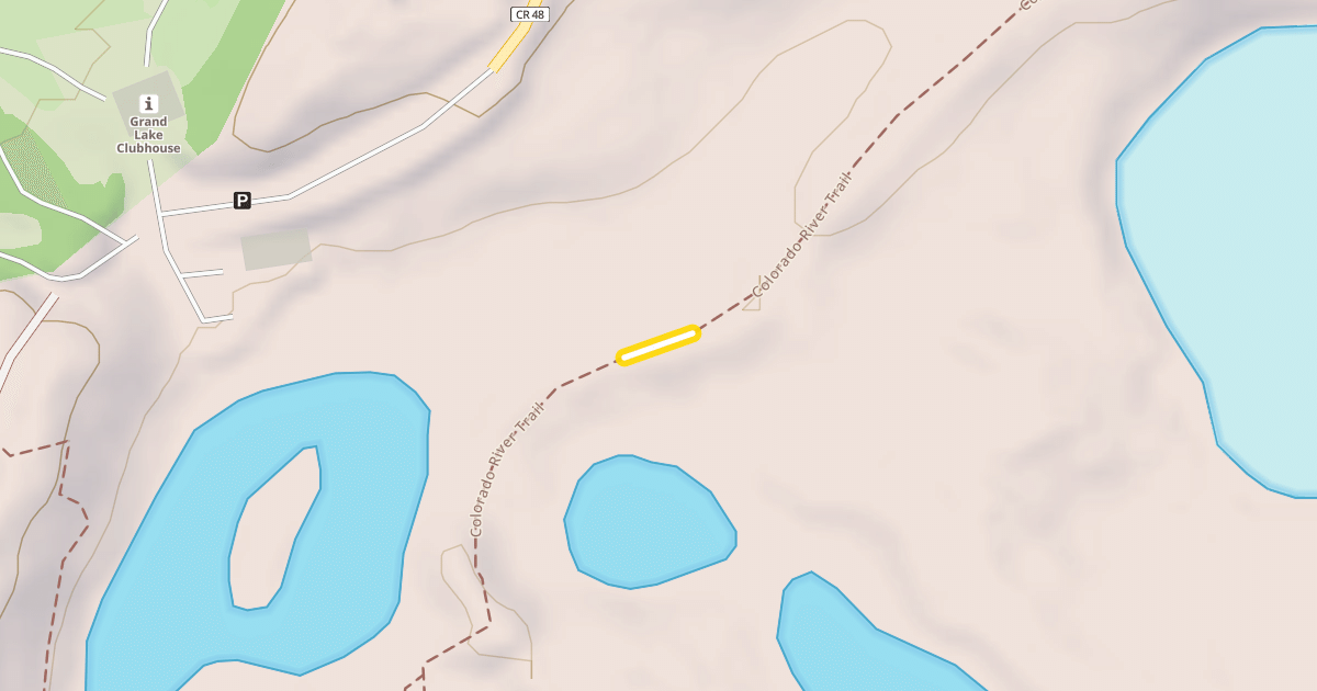Map preview of Colorado River Trail