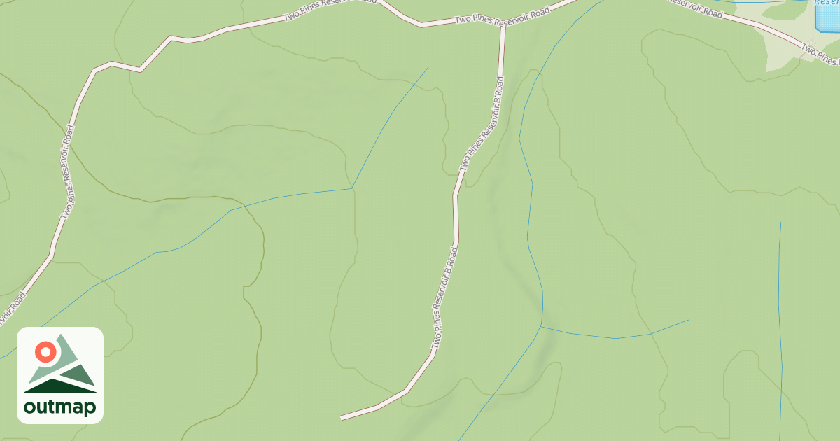 Map of TWO PINES RSVR B