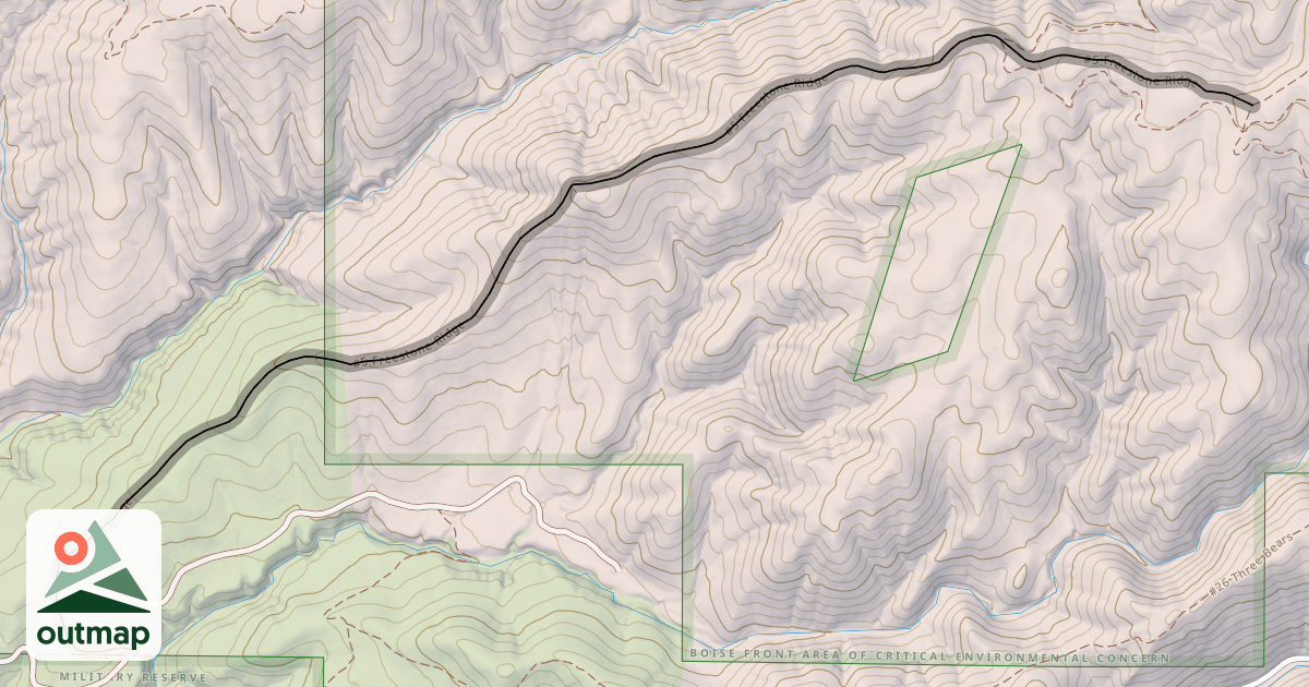 Map of #5 Freestone Ridge
