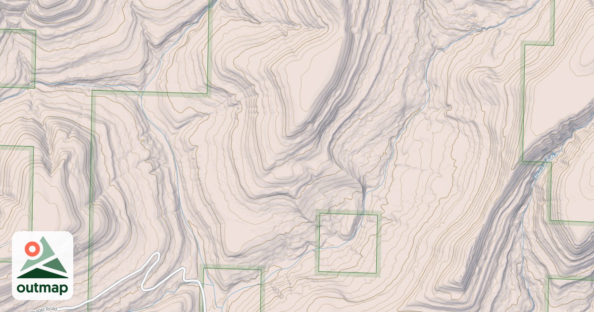 Map of JONES FORK