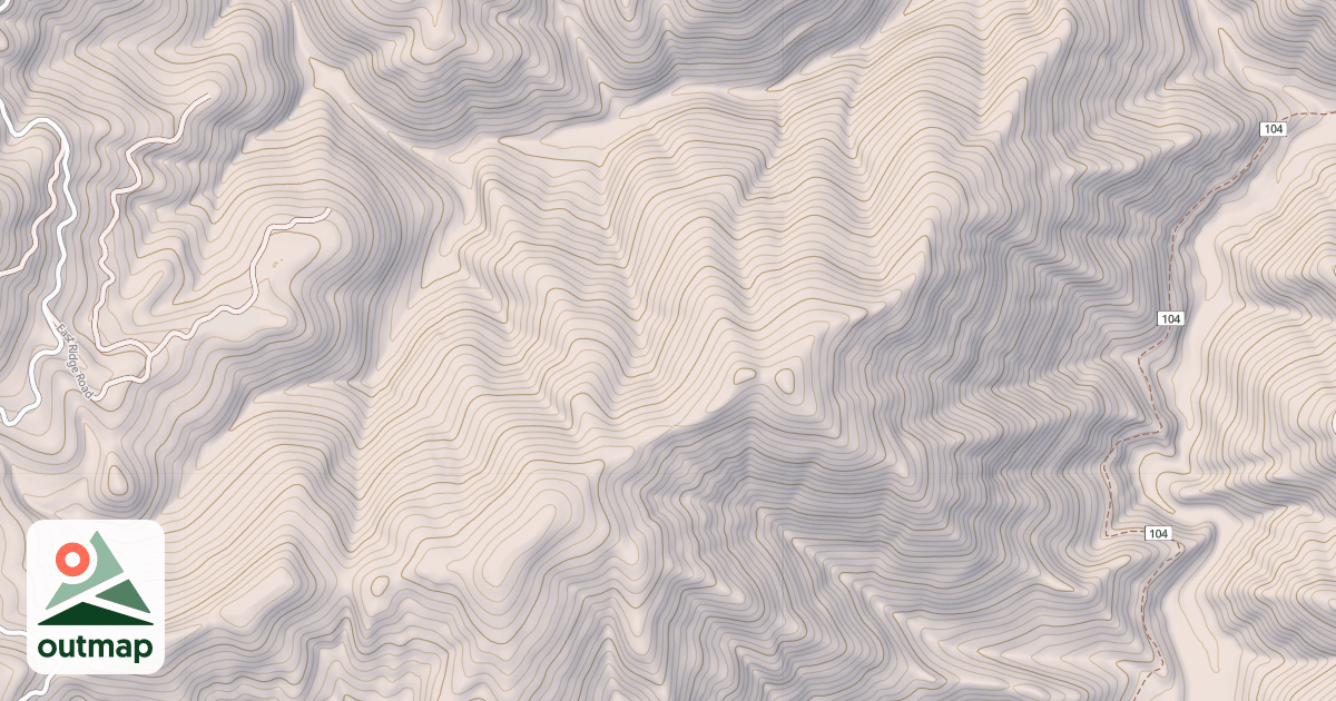 Map of LARCH BUTTE