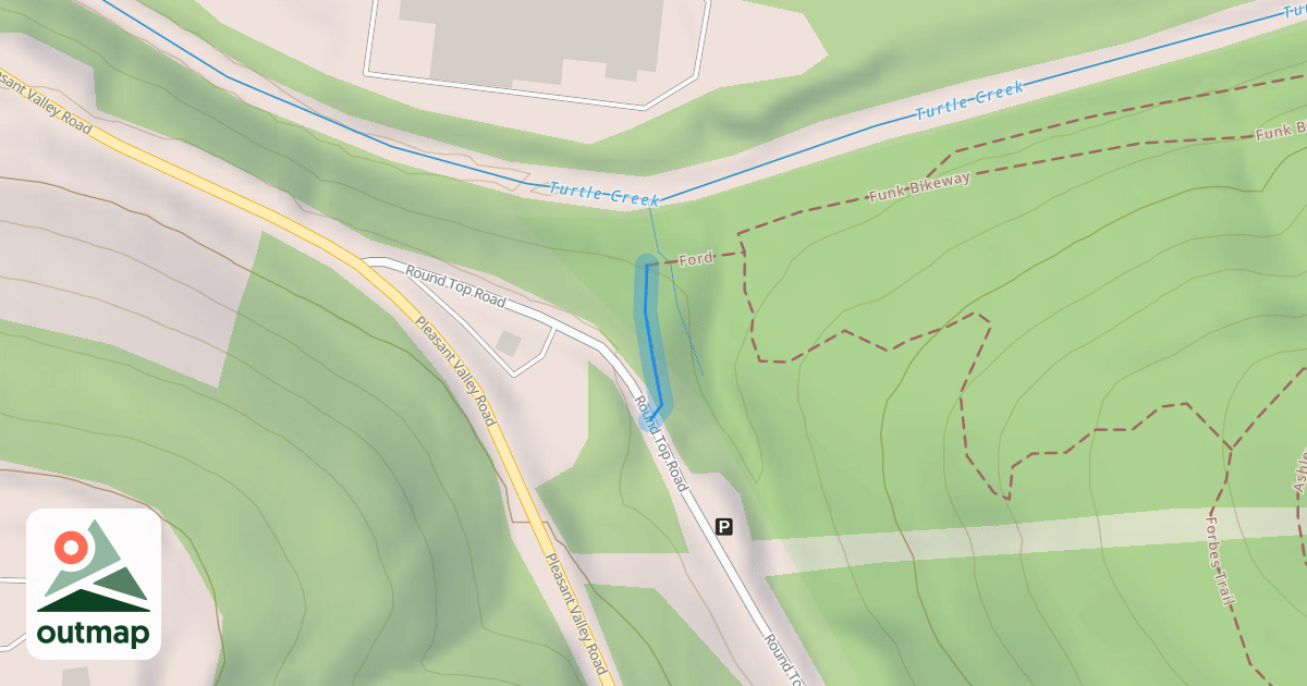 Map of Duff Park Access Path