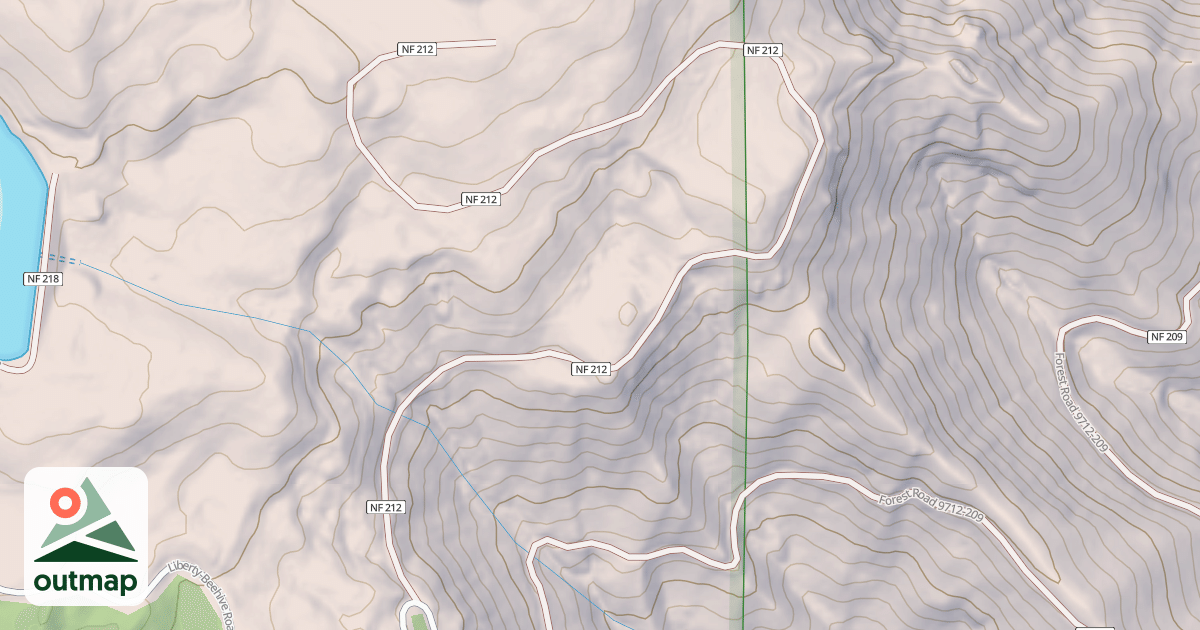 Map of BEEHIVE SPRING