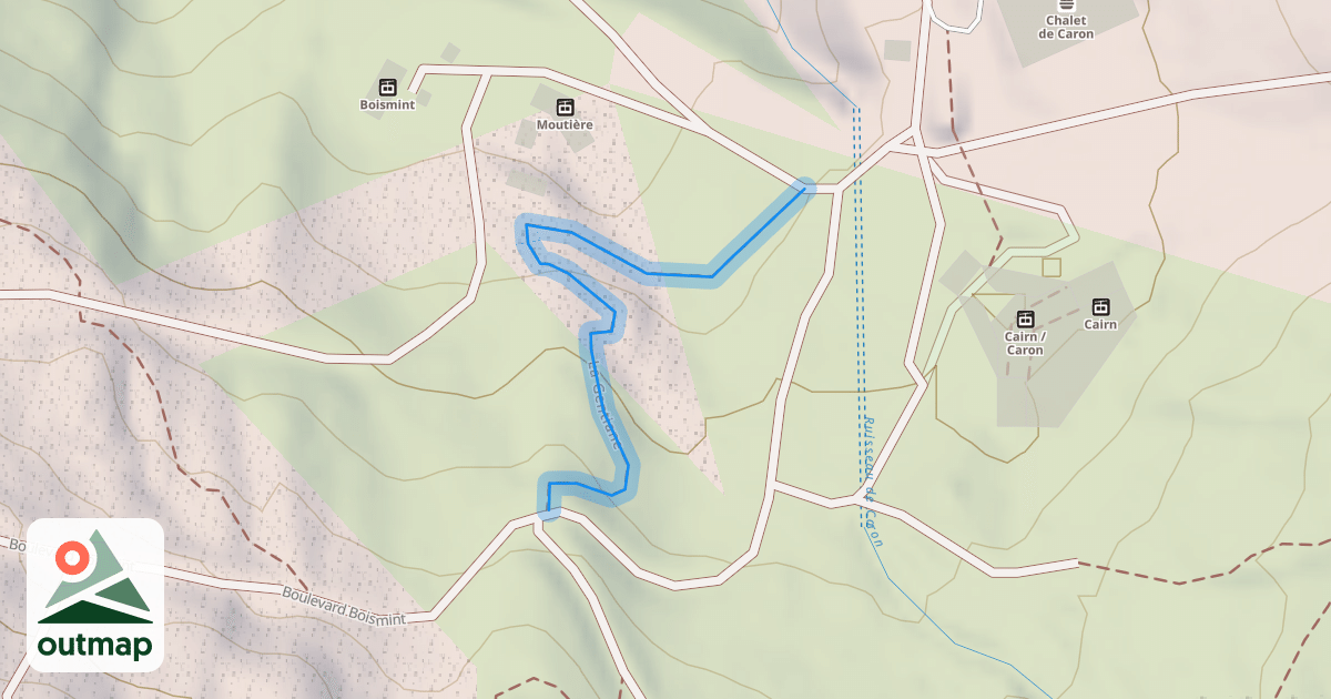 Map of La Gentiane