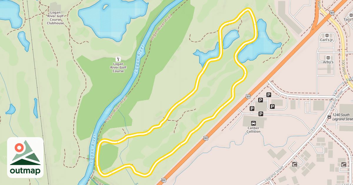 Map of Heritage Park Nordic Track