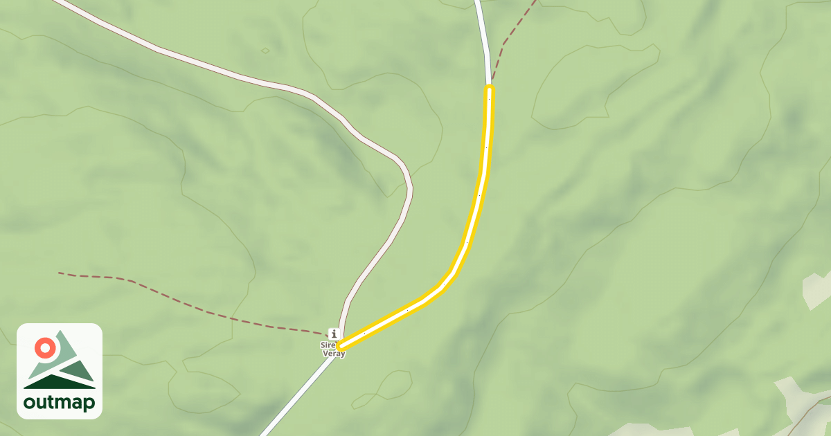 Map of Route Forestière des Tuffes