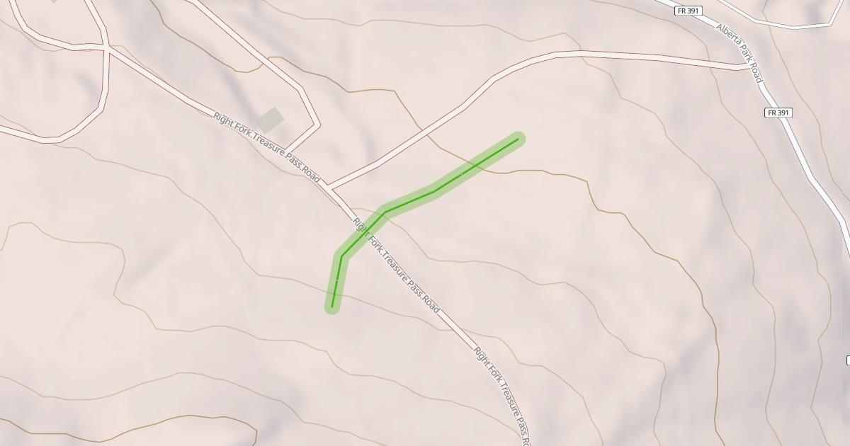 Map preview of Spencer's Run