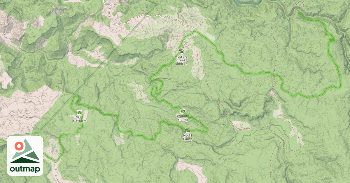 Map of Timber Trail
