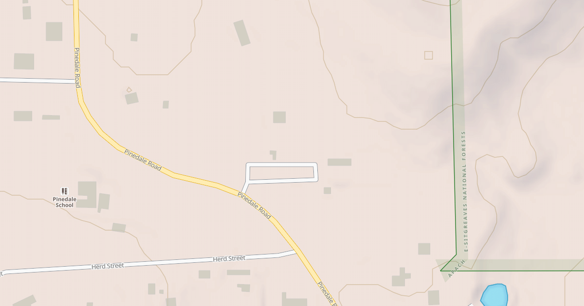 Map preview of PINEDALE W.C.