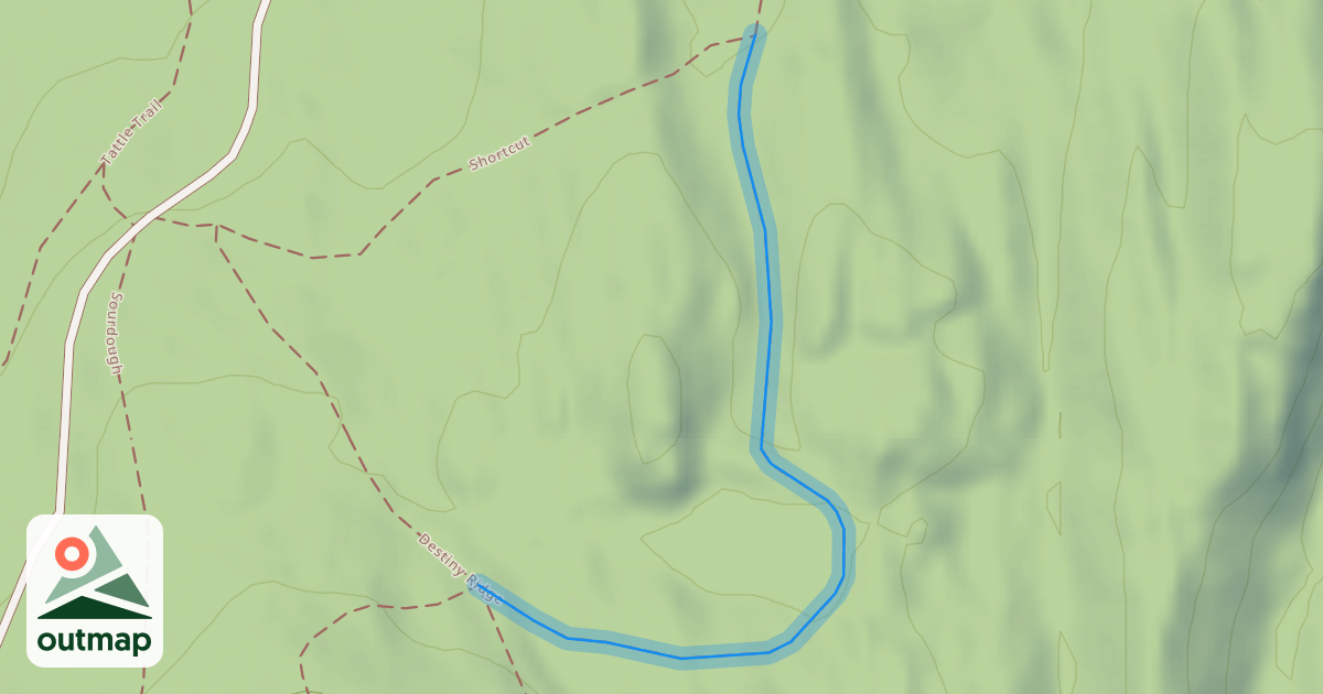 Map of Destiny Ridge
