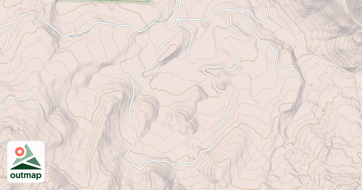 Map of ALEX DRAW SPUR 2