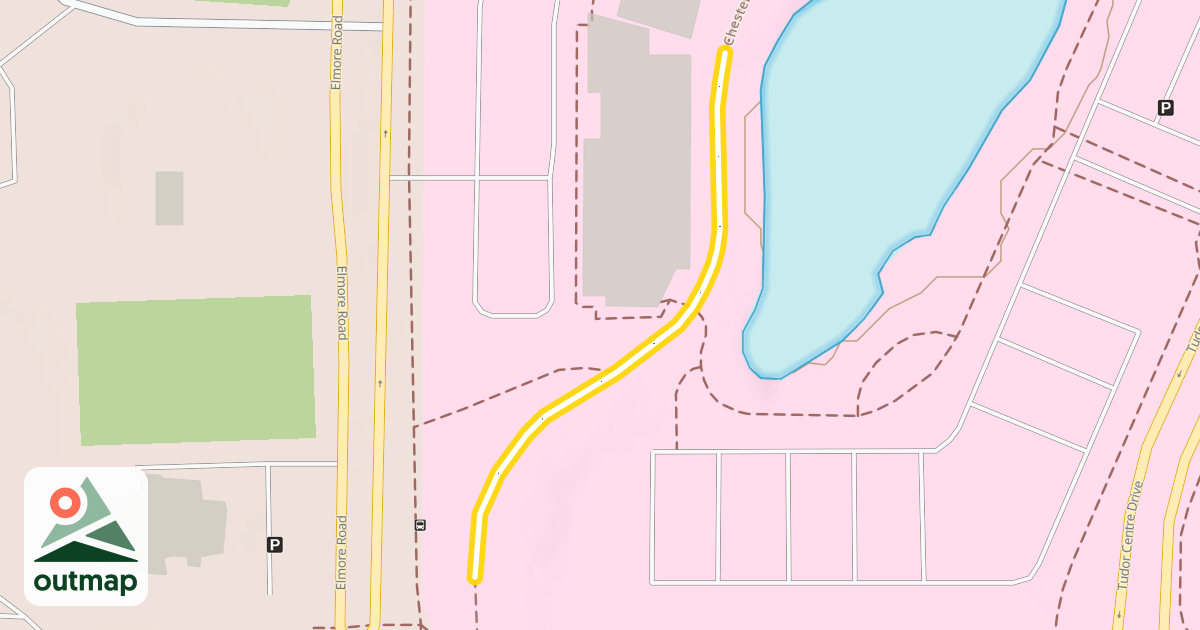 Map of Chester Creek Connector