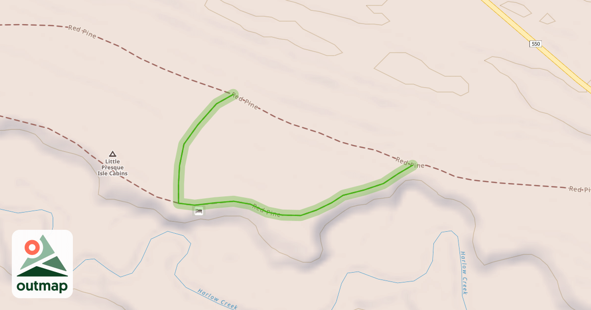 Map of Red Pine