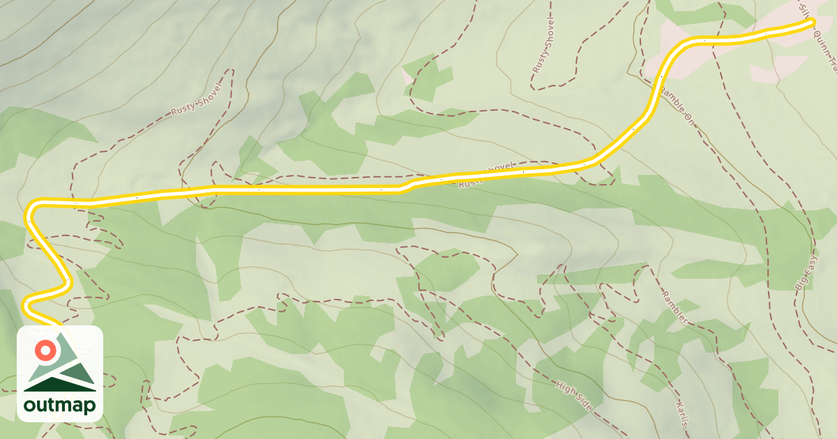 Map of Barrel Roll Nordic Trail