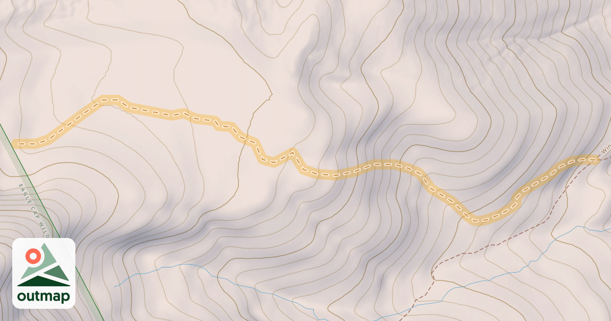 Map of Wing Ridge Route