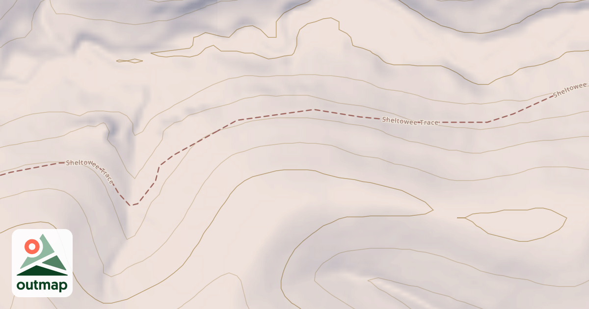 Map of Sheltowee Trace
