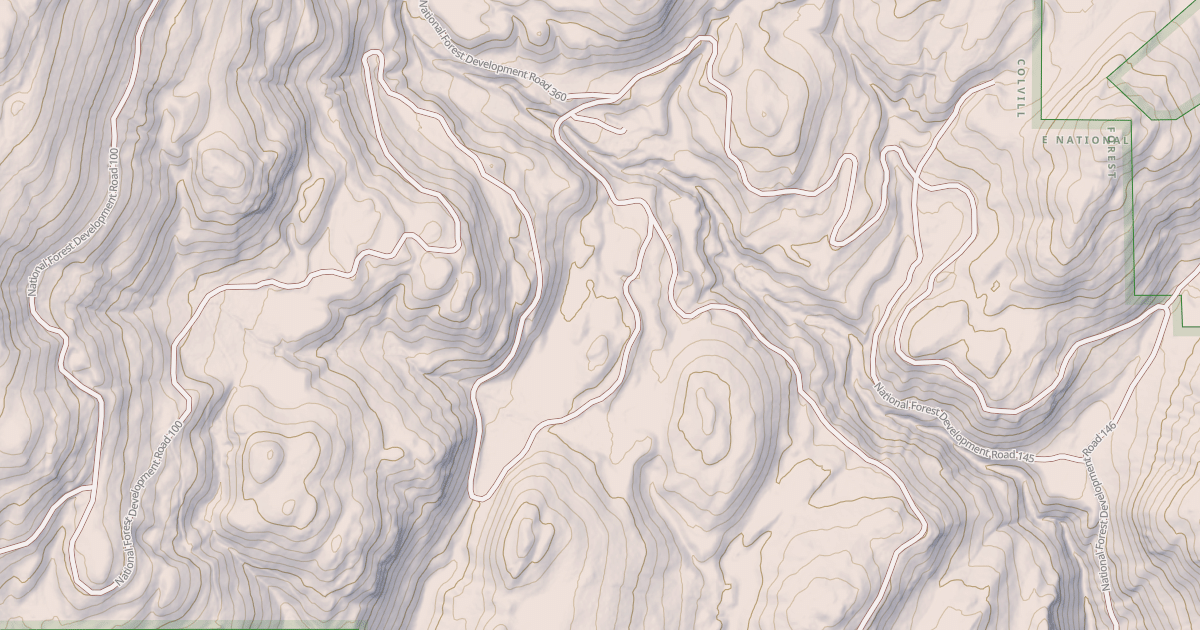 Map preview of USFS Motor Vehicle Use Map Roads {6B6568DF-CB43-477B-AEB3-1BD8BC2B75C6}