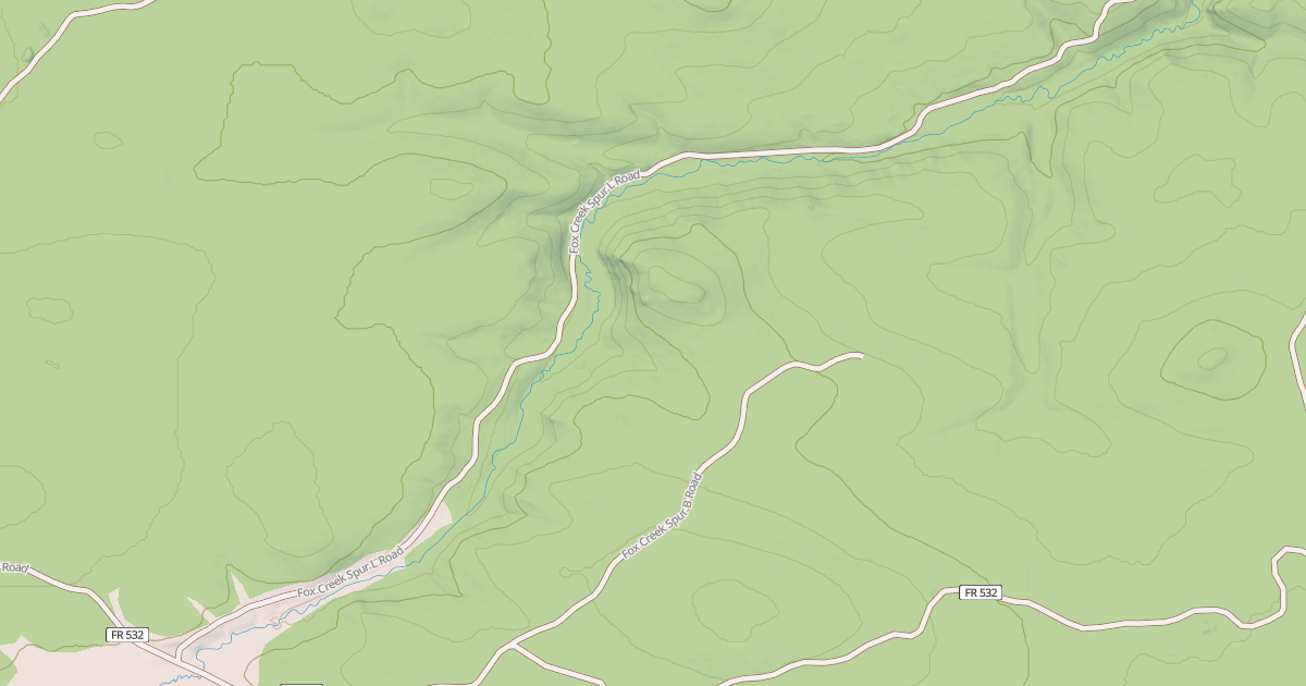 Map preview of FOX CREEK SPUR L