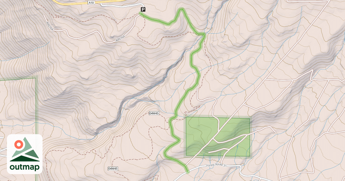 Map of 40N76  Ten Gallon Road