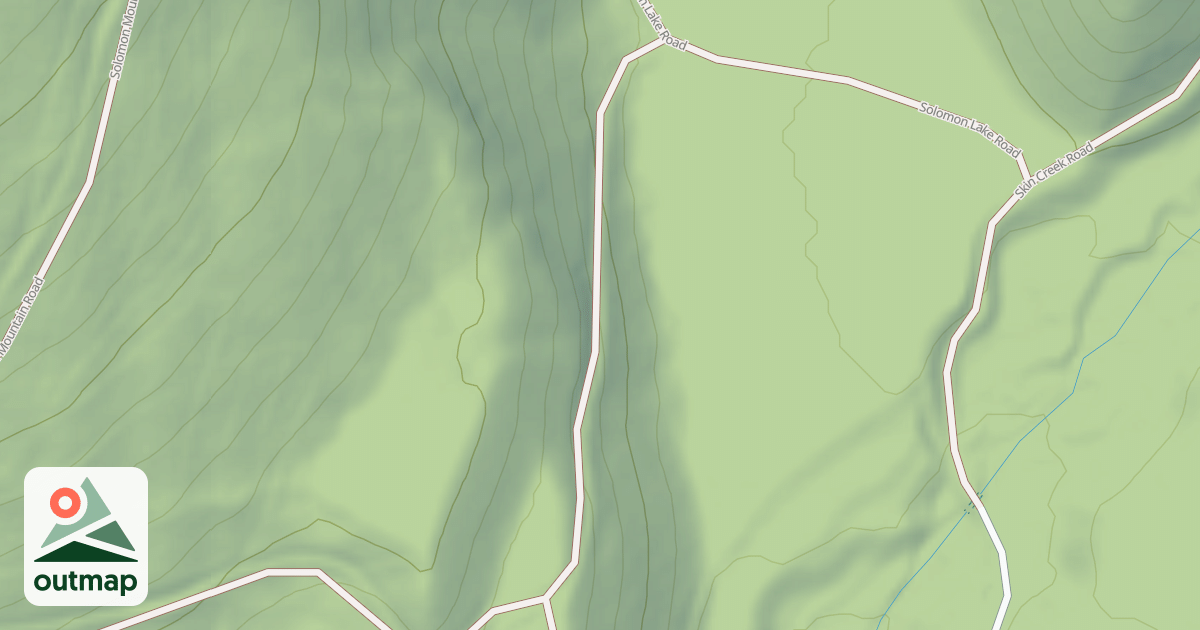 Map of SOLOMON LAKE A