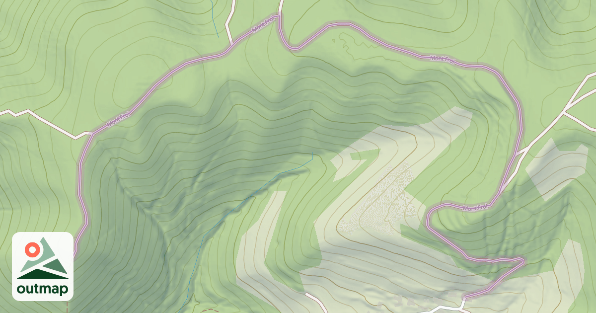Map of Mont Frol