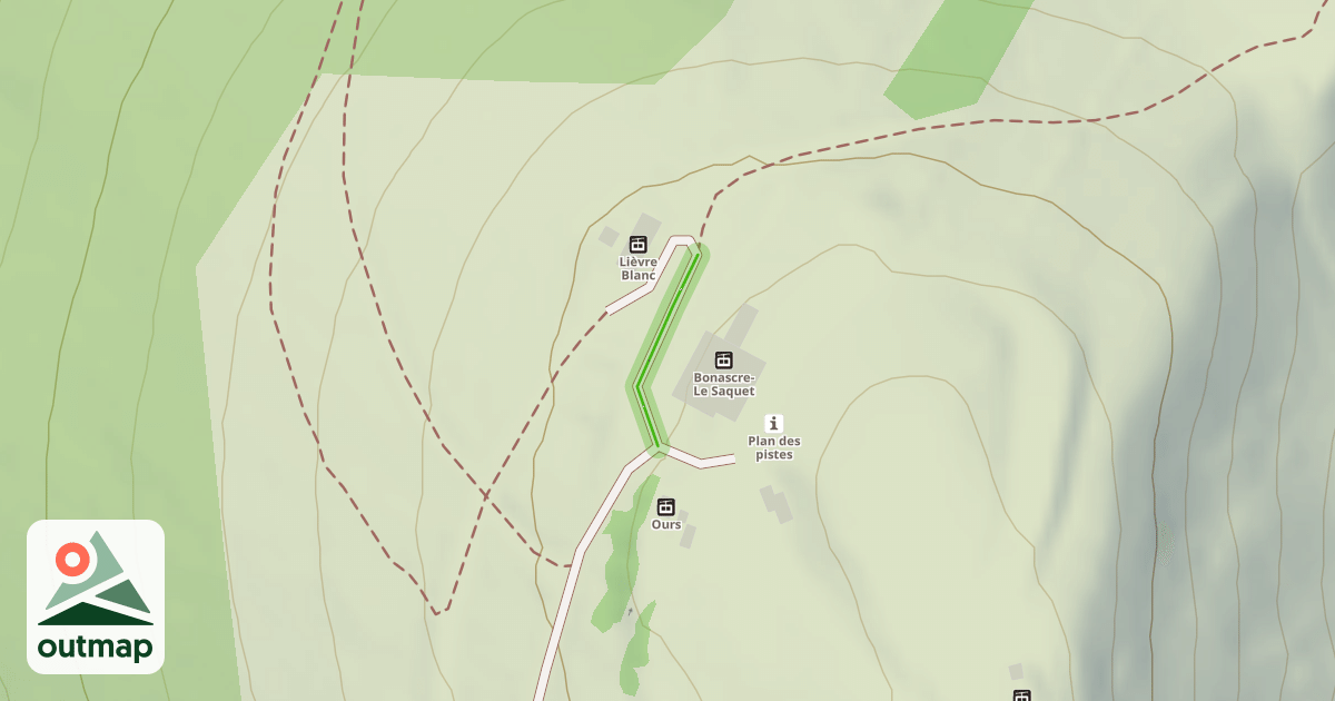 Map of Bonascre