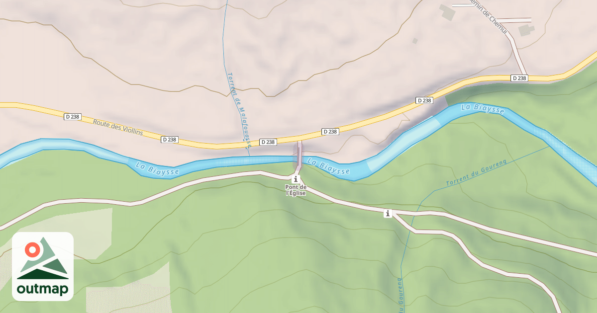 Map of Pont de l'Église