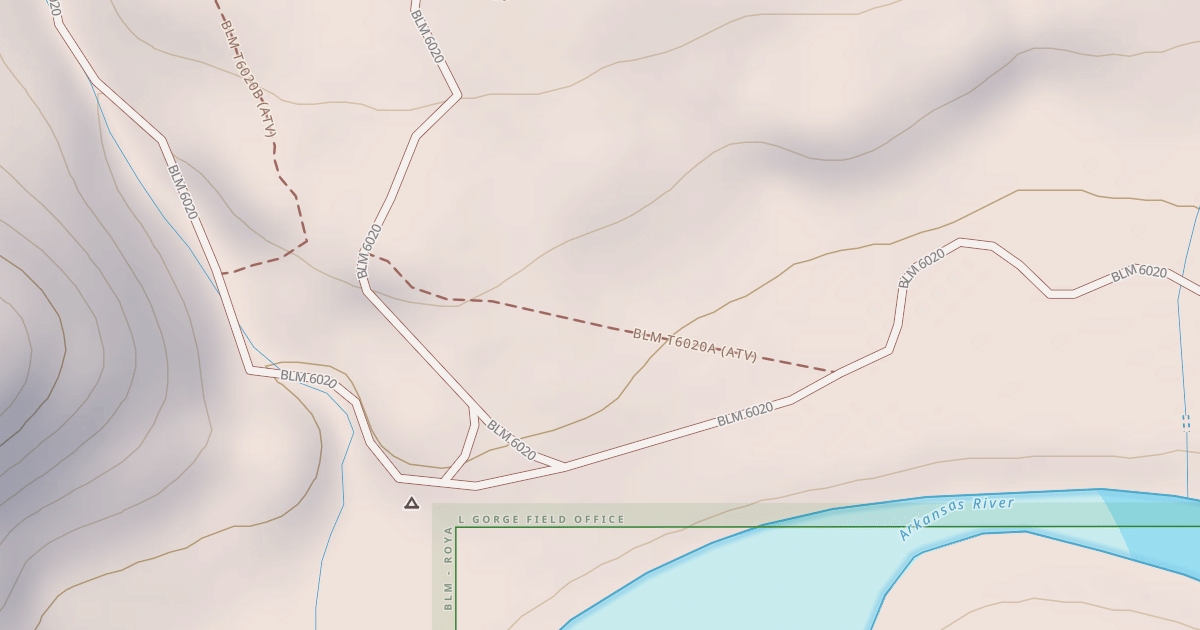 Map preview of BLM National GTLF Public Motorized Trails 485a03af-4339-47d8-9882-e43671f6e8a4