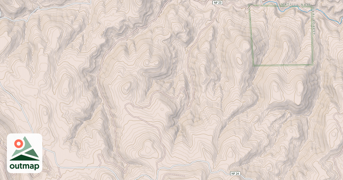 Map of BELL SPRINGS