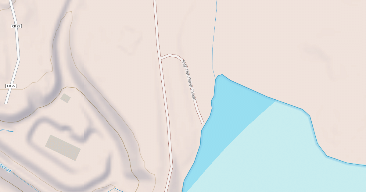 Map preview of SAGE HEN FISHER  F