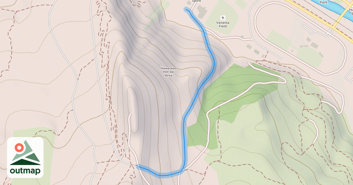 Map of Wren's Run