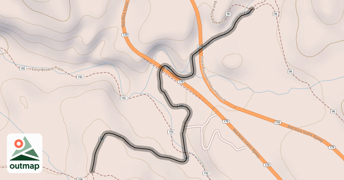 Map of HT Trail