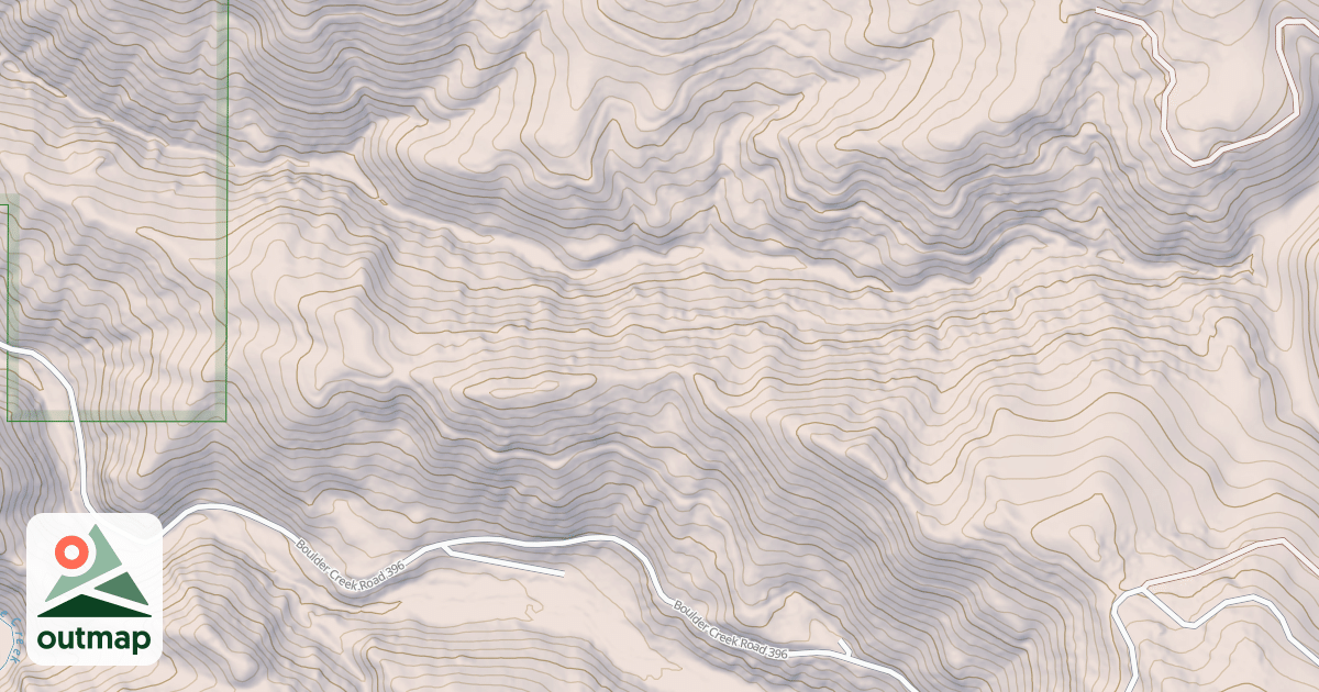 Map of CANYON CREEK