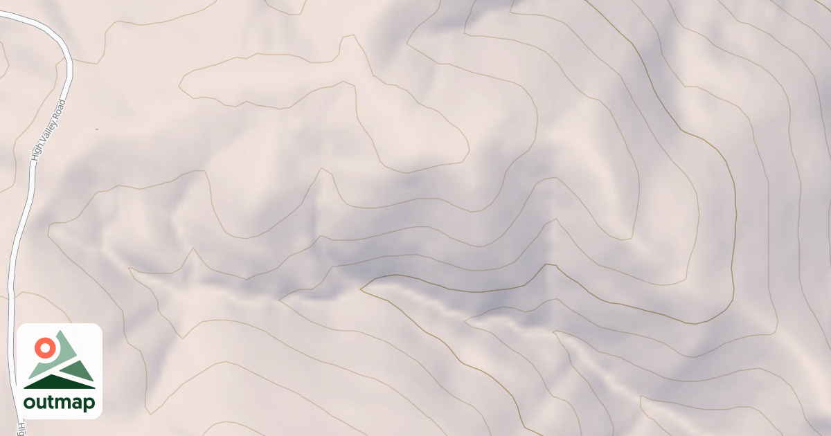 Map of HIGH VALLEY EAST