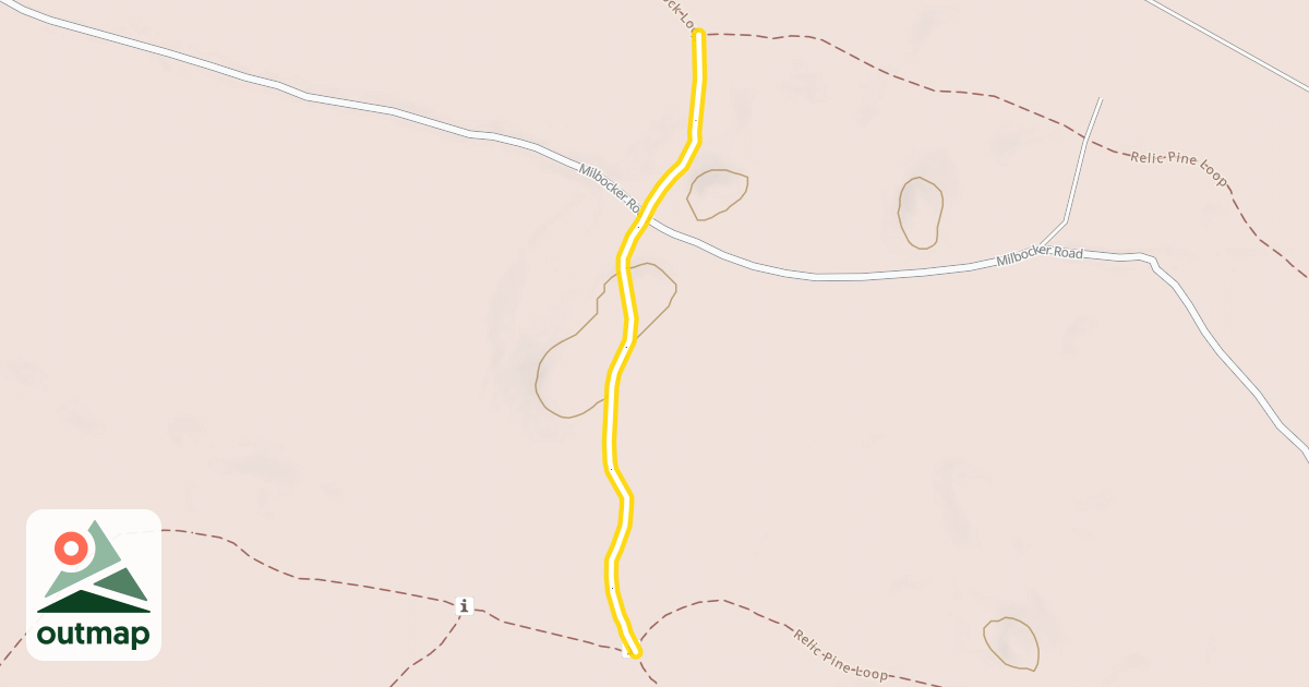 Map of Twin Hemlock Loop