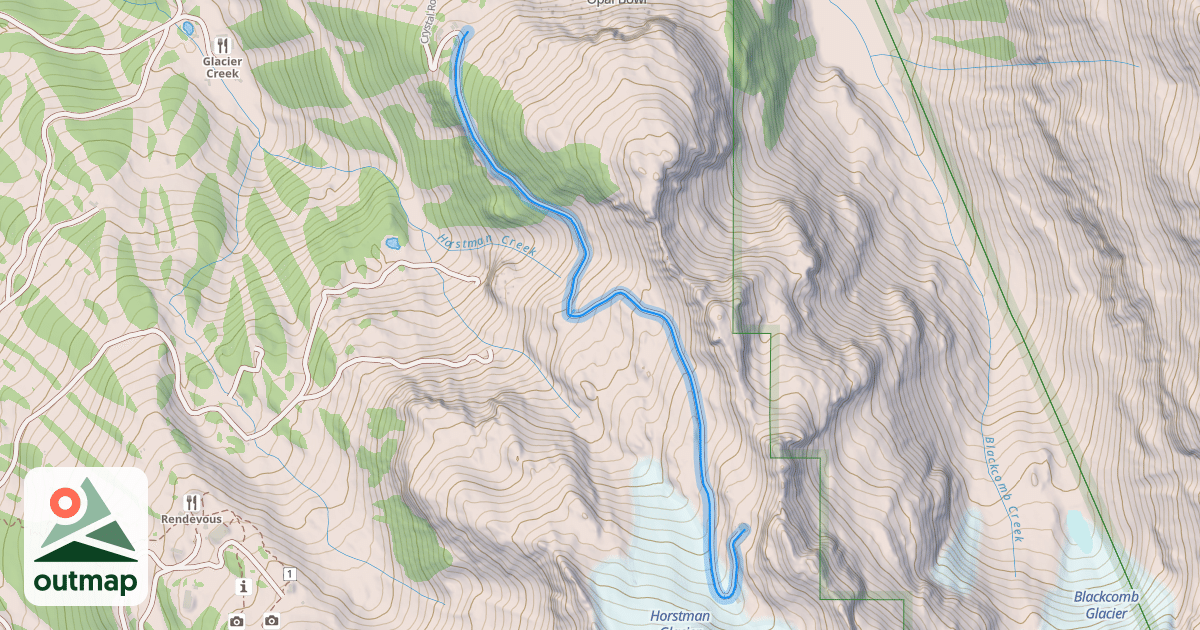 Map of Crystal Traverse