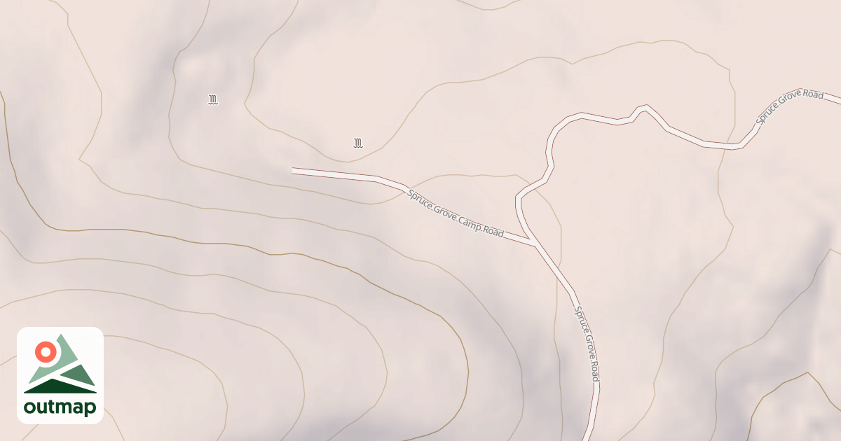 Map of SPRUCE GROVE CAMP