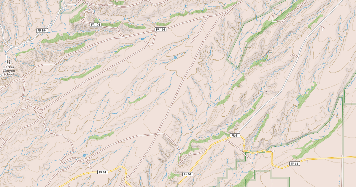 Map preview of PARKER MONTEZUMA