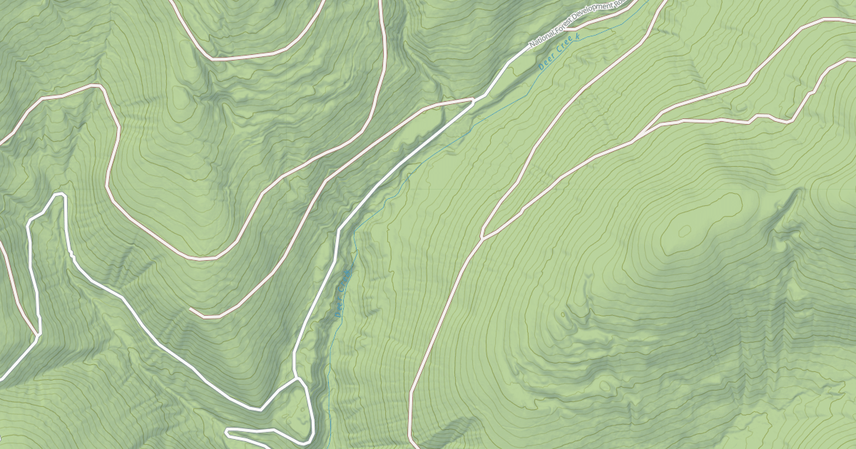 Map preview of DEER CREEK SPREAD CREEK