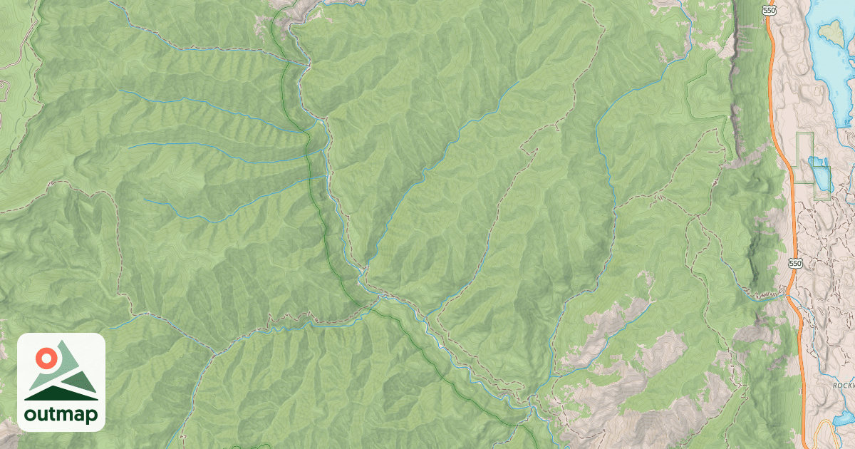 Map of Hermosa Creek
