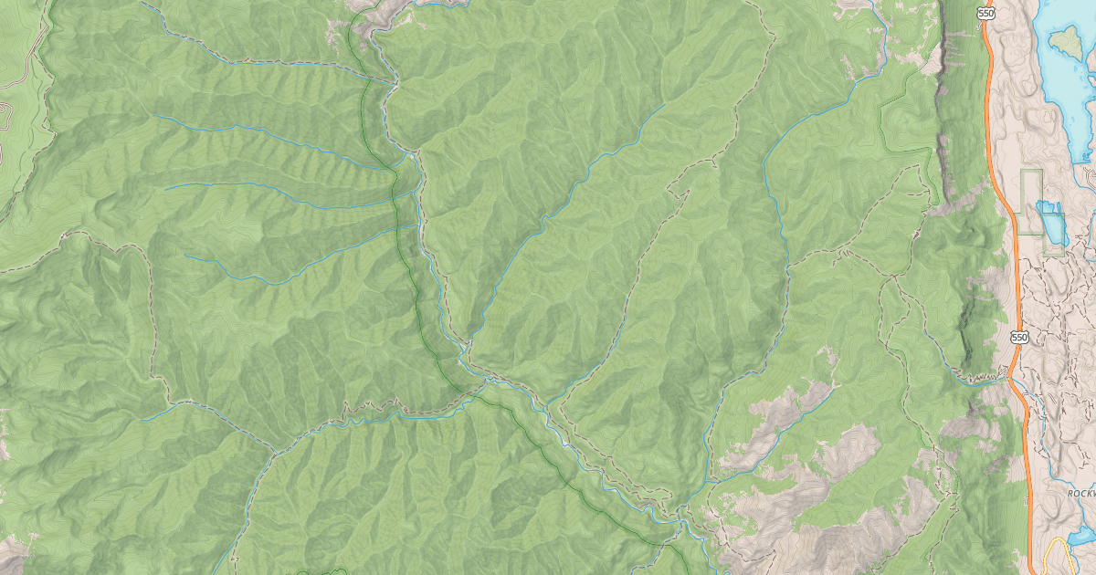 Map preview of Hermosa Creek