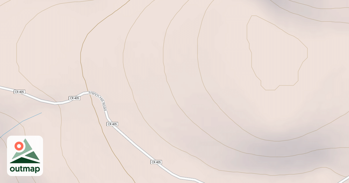 Map of FRENCH FLAT