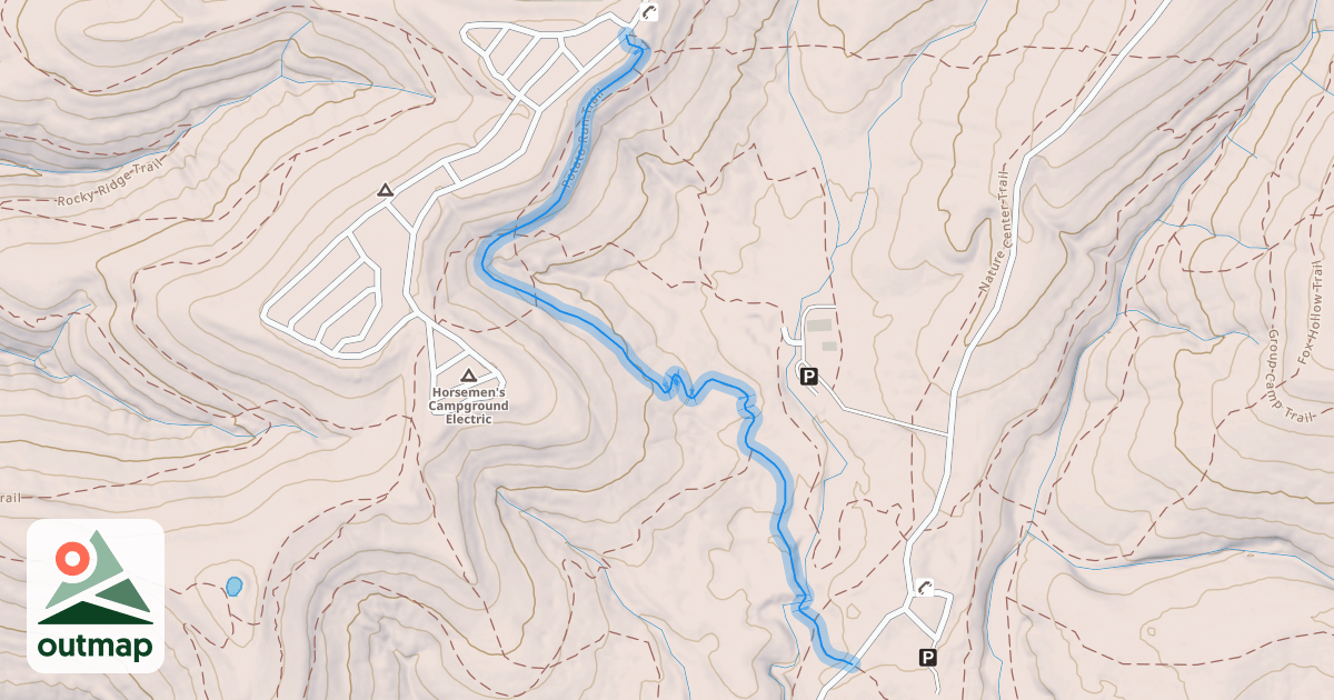 Map of Potato Run Trail