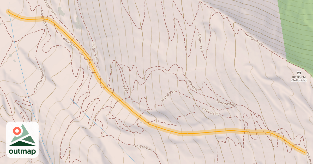 Map of Hoot Brown Terrain Park