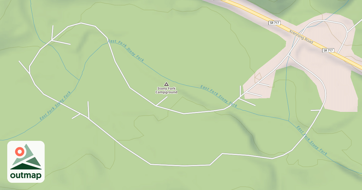 Map of STONY FORK REC