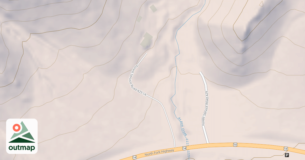 Map of ASPEN SPUR