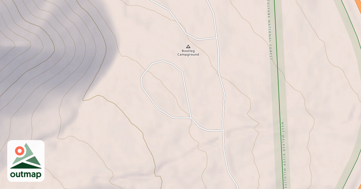 Map of BOOTLEG CG A LOOP