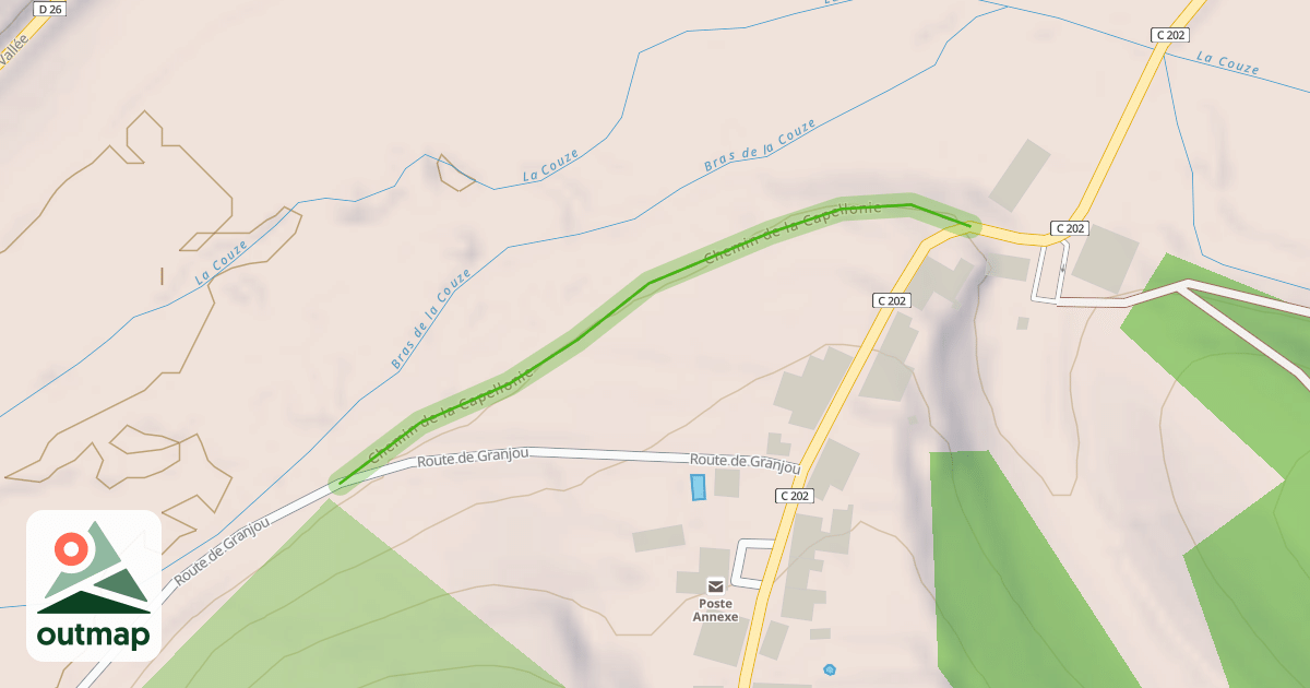 Map of Chemin de la Capellonie
