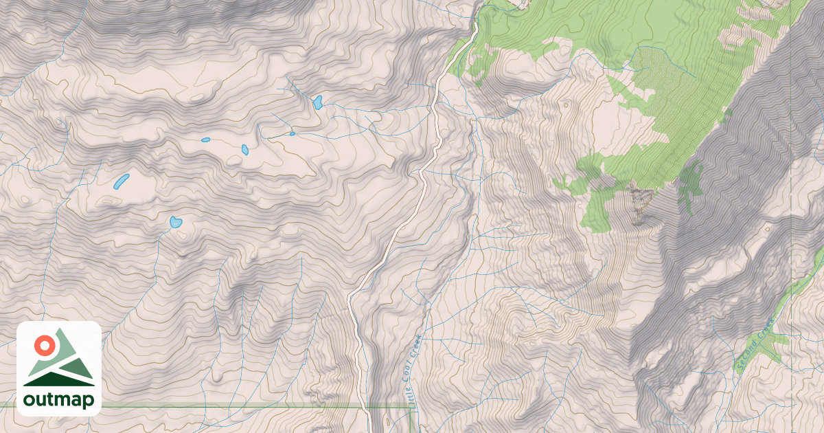 Map of LITTLE COAL CREEK